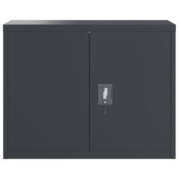 Berkfield Home Durable File Cabinet Anthracite 90x40x70 cm Steel in Dark Grey - Size: 90 x 40 x 70 cm - thumbnail 1