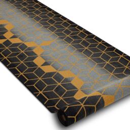 RugsX Anti-Slip Runner in Black - Size: 100 cm x 120 cm - thumbnail 2