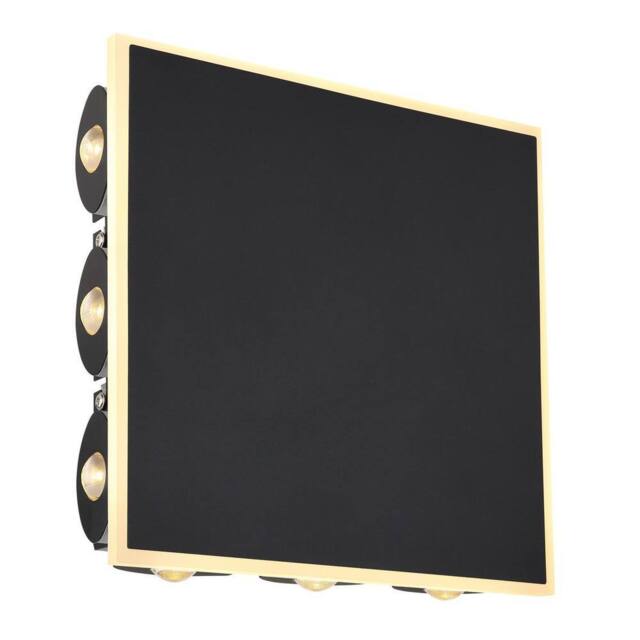 Netlighting Saidy 22cm Integrated LED Wall Lamp Matt Black LED 3000K - image 1
