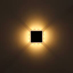 Netlighting Saidy 22cm Integrated LED Wall Lamp Matt Black LED 3000K - thumbnail 3