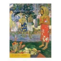 Artery8 Paul Gauguin Hail Mary La Orana Maria Oil Painting Framed Art Print - Size: A3 - thumbnail 3