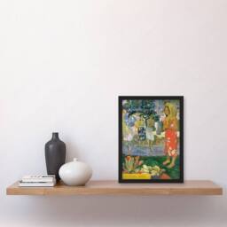 Artery8 Paul Gauguin Hail Mary La Orana Maria Oil Painting Framed Art Print - Size: A3 - thumbnail 2