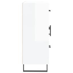 Berkfield Home Sideboard High Gloss White 69.5x34x90 cm Engineered Wood - thumbnail 7