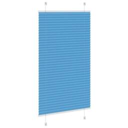 Berkfield Home Pleated Blind Blue 80x150 cm Fabric Width 79.4 cm Polyester - thumbnail 4