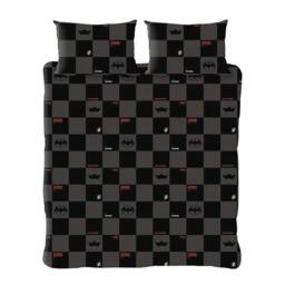 Flash Reversible Duvet Set in Black - Size: Single - thumbnail 2