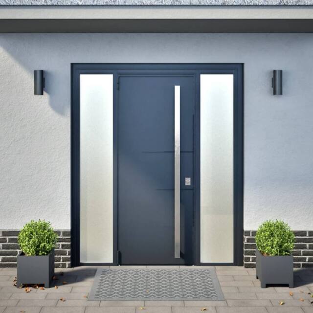 Berkfield Home Garden Planters 2 pcs Anthracite 30x30x30 cm Steel in Dark Grey - Size: 30 x 30 x 30 cm - image 1