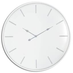 Wyld Haus Large Minimalist White Round Wall Clock - thumbnail 2