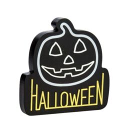 Garden Greatness Halloween Pumpkin Neon Sign Plaque in Orange - Size: 1 Pack - thumbnail 3