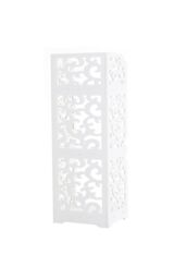 Living and Home White 3 Tier Corner Shelf Unit Freestanding Small Corner Shelves - thumbnail 4