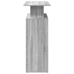 Berkfield Home Reception Desk Grey Sonoma 100x40x104 cm Engineered Wood - Size: 100 x 40 x 104 cm - thumbnail 6