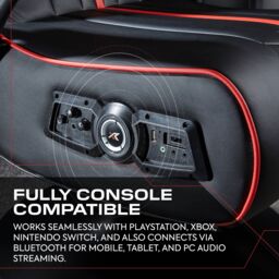 X Rocker Torque 2.1 Audio Console Gaming Chair in Red - thumbnail 4