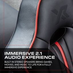X Rocker Torque 2.1 Audio Console Gaming Chair in Red - thumbnail 3