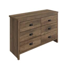GFW Boston 3+3 Drawer Chest in Light Oak - thumbnail 2