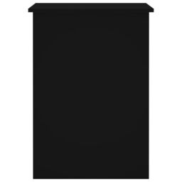 Berkfield Home Desk Black 100x55x75 Engineered Wood - thumbnail 5