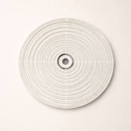 CGC Lighting Selma Linen Large Bell Shape Easy Fit Hand Made Lampshade in White - thumbnail 9