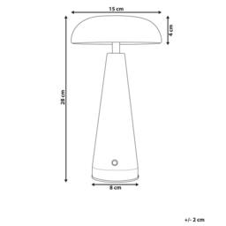 Wyld and Coco Iron Table Lamp Wireless Dimmer Black - thumbnail 3