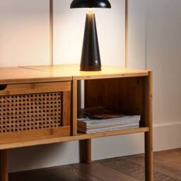 Wyld and Coco Iron Table Lamp Wireless Dimmer Black - thumbnail 1