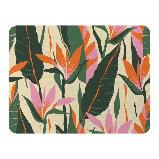 Benjamin Tate Design Jungle Plants Designer Blanket in Natural - Size: 120 cm x 150 cm - image 1