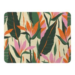 Benjamin Tate Design Jungle Plants Designer Blanket in Natural - Size: 120 cm x 150 cm - thumbnail 1