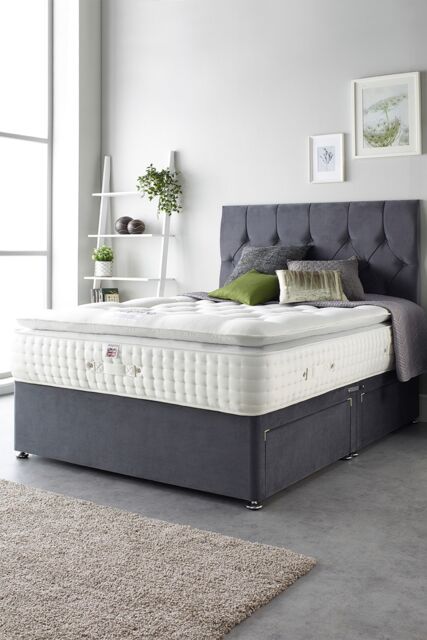 Aspire Alpaca Silk 5000 Pocket Pillowtop Mattress in White - Size: Single - image 1