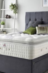 Aspire Alpaca Silk 5000 Pocket Pillowtop Mattress in White - Size: Single - thumbnail 2