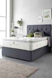 Aspire Alpaca Silk 5000 Pocket Pillowtop Mattress in White - Size: Single