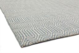 The Rug Shop UK Handmade Modern Wool Easy To Clean Stain-Resistant Rug in Teal - Size: 200 cm x 300 cm - thumbnail 4