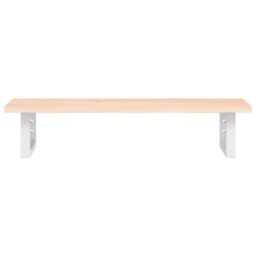 Berkfield Home Basin Shelf Wall Mounted Steel & Solid Wood Oak in Brown - thumbnail 4