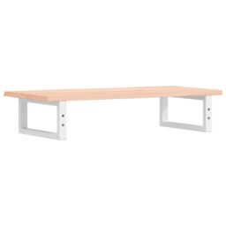 Berkfield Home Basin Shelf Wall Mounted Steel & Solid Wood Oak in Brown - thumbnail 6