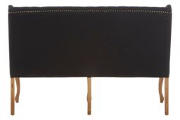 Orsina Harrison 2 Seat Bench in Black - thumbnail 4