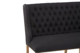 Orsina Harrison 2 Seat Bench in Black - thumbnail 5