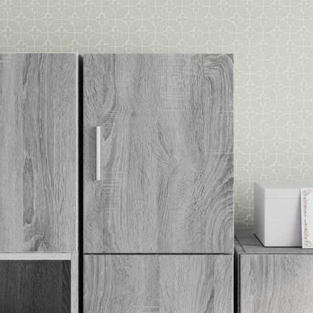 Berkfield Home Wall Cabinet Grey Sonoma 30x42.5x40 cm Engineered Wood - image 1
