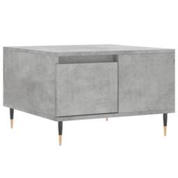 Berkfield Home Modern Coffee Table Concrete Grey 55x55x36.5 cm Engineered Wood - thumbnail 3