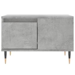 Berkfield Home Modern Coffee Table Concrete Grey 55x55x36.5 cm Engineered Wood - thumbnail 5