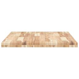 Berkfield Home Versatile Desk Top Untreated 80x70x4 cm Solid Wood Acacia in Brown - Size: 80 x 70 x 4 cm - thumbnail 6