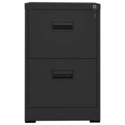 Berkfield Home Filing Cabinet Anthracite 46x62x72.5 cm Steel in Charcoal - thumbnail 1