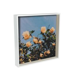 "Nicola Spring 3D Deep Box Photo Frame - 16 x 16"" - Pack of 1 in White" - thumbnail 1