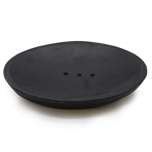KDMD Oval Black Marble Soap Dish - image 1