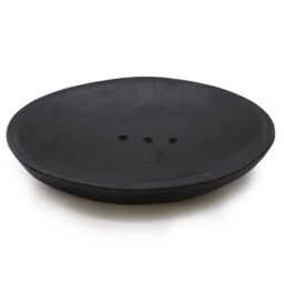 KDMD Oval Black Marble Soap Dish - thumbnail 1