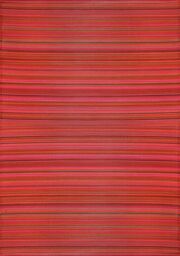 THE RUGS Reversible Weatherproof Outdoor Garden Patio Rug Striped Rainbow 1020 in Terracotta - Size: 150 cm x 220 cm - thumbnail 2