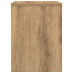 Berkfield Home Bedside Cabinet Artisan Oak 40x30x40 cm Engineered Wood in Brown - Size: 40 x 30 x 40 cm - thumbnail 6