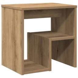 Berkfield Home Bedside Cabinet Artisan Oak 40x30x40 cm Engineered Wood in Brown - Size: 40 x 30 x 40 cm - thumbnail 2