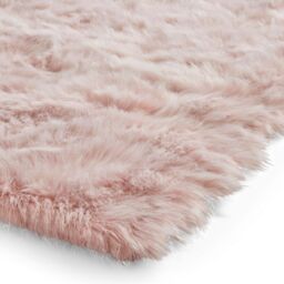 The Rug Shop UK Modern Shaggy Pink Easy to clean Machine Made Area Rug - Size: 160 cm x 230 cm - thumbnail 4