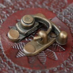 Paper High Indra Large Embossed & Stitched Leather Photo Album in Brown - thumbnail 5