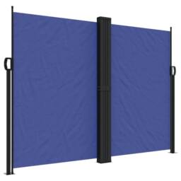 Berkfield Home Retractable Side Awning Blue 180x1200 cm - thumbnail 2