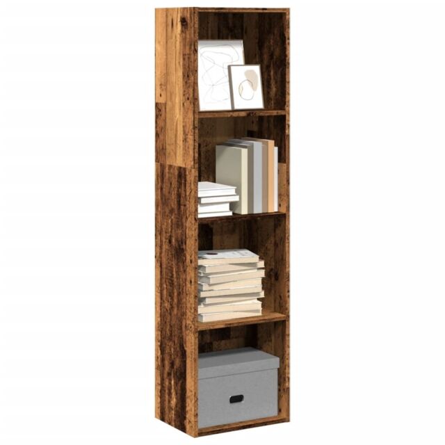 Berkfield Home Bookcase Old Wood 40x30x152 cm Engineered Wood in Brown - Size: 40 x 30 x 152 cm - image 1