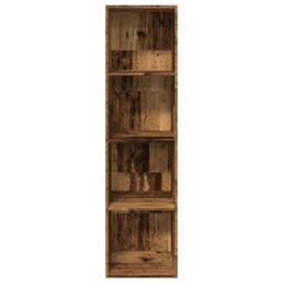Berkfield Home Bookcase Old Wood 40x30x152 cm Engineered Wood in Brown - Size: 40 x 30 x 152 cm - thumbnail 4