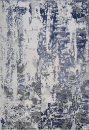 Desire Rugs Modern Styra Abstract Area Rugs Luxury for Bedroom, Living Room, & Hallway in Navy - Size: 60 cm x 220 cm - thumbnail 2