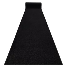 RugsX Karmel Plain Runner in Black - Size: 200 cm x 160 cm - thumbnail 1