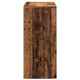 Berkfield Home Console Table Old Wood 100x35x76.5 cm Engineered Wood in Brown - thumbnail 5